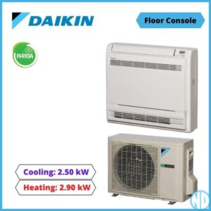 DAIKIN 2.5kW Floor Standing Console Heat pump Air Conditioner - FVXS25R - NZDEPOT