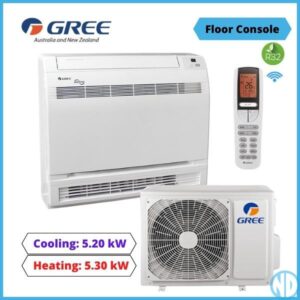 GREE 5.2kW Mini Floor Console heat pump Air Conditioner GEH18AA K6DNA1F NZ DEPOT
