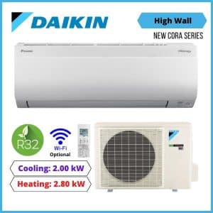 DAIKIN Cora 2.0kW R32 Split System Air Conditioner FTXM20U NZ DEPOT