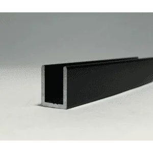 Buy Aluminium U-Channel for 10mm Glass Shower Screens - Black Online - Accessories - Spare Parts - 1 - NZ Depot Delivery