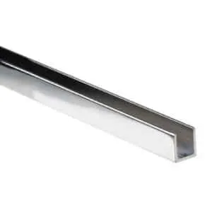 Buy Aluminium U-Channel for 10mm Glass Shower Screens Online - Accessories - Spare Parts - 1 - NZ Depot Delivery