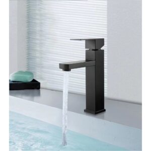 Basin Mixer - Square Series 2009 - Black