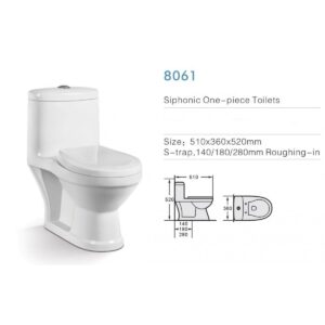 Children sanitary ware small size washdown one piece kid toilet S Pan 8061 S Pan Suite NZ DEPOT 1