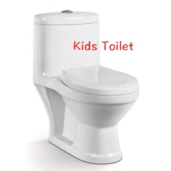 Children sanitary ware small size washdown one piece kid toilet - S Pan