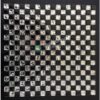 Glass And Carving Resin Mosaic Tile - Black And White