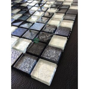 Glass And Carving Resin Mosaic Tile Grey NO202 Mosaic Tile NZ DEPOT 1