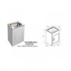 Laundry Tub 45L Stainless Steel Sink Cabinet Trough Adjustable 600x500x870mm