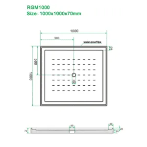 Buy Shower Box - Park Series 2 Sides (1000x1000x1900mm) Online - Shower Enclosures - Square Shower - 10 - NZ Depot Delivery