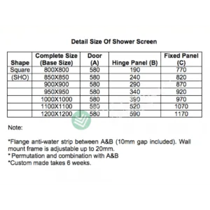 Buy Shower Box - Stream Series 2 Sides Swing Door (770x770x1950mm) Online - Shower Enclosures - Frameless Shower - 2 - NZ Depot Delivery