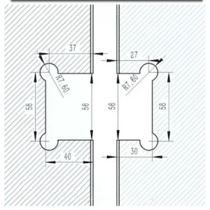 Buy Shower Door Hinges, 135 Degree, Glass to Glass Online - Accessories - Door Hardware - 2 - NZ Depot Delivery