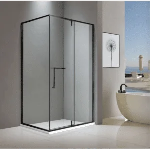 Buy Shower Glass - Cape Series 2 Sides (1200x900x1900mm) - Matt black Online - Shower Enclosures - Rectangle Shower - 1 - NZ Depot Delivery