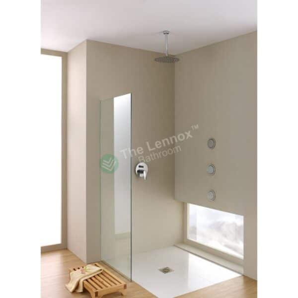 Shower Glass - Stream Series Side Panel (870X1950mm)
