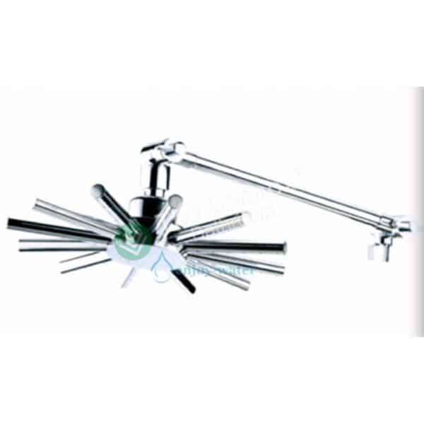 Shower Rose - Wall Mount Arm Round L9055, Shower Slide & Rose - NZ DEPOT