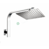Shower Rose - Wall Mount Gooseneck Arm Square 1086