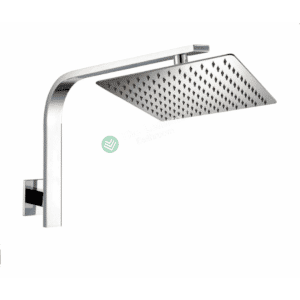 Shower Rose - Wall Mount Gooseneck Arm Square 1086