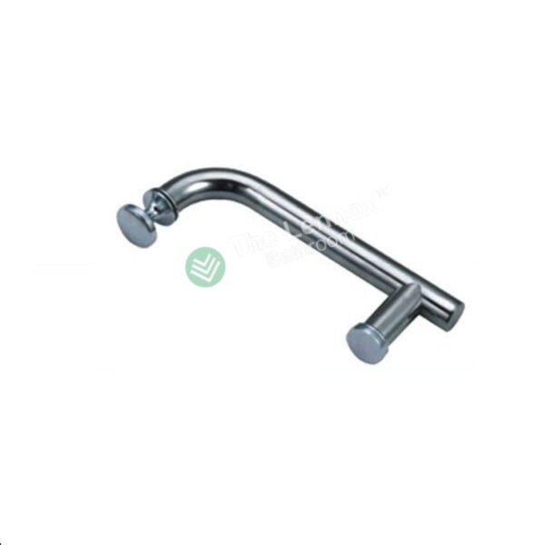 Shower glass door handle - 145mm Curved tube, Door Hardware - NZ DEPOT