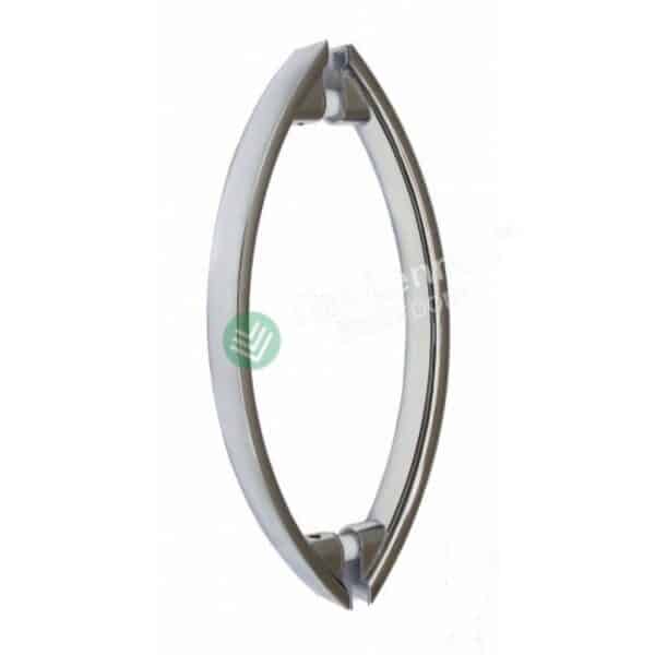 Shower Glass Door Handle - 145Mm Oval Tube, Door Hardware - Nz Depot