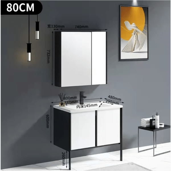 The European Bathroom Vanity Set 100% Waterproof F30