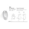 Urinal - Induction Hanging With Sensors － KX215, Urinals - NZ DEPOT