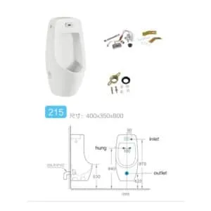 Buy Urinal - Induction Hanging With Sensors － Online - Toilets - Urinals - 2 - NZ Depot Delivery