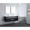 Vanity - Asron Series 1500mm Coffee Double, Wall Hung - NZ DEPOT