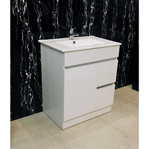 Vanity Heron Series Plywood N700F White 100 Water Proof N700F W Freestanding Square Basin NZ DEPOT - NZ DEPOT