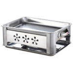 36CM Portable Stainless Steel Outdoor Chafing Dish BBQ Fish Stove Grill Plate, Furniture, Kitchen & Dining Room Furniture, Buffets, Sideboards & Kitchen Islands, , ,  - NZ DEPOT 1