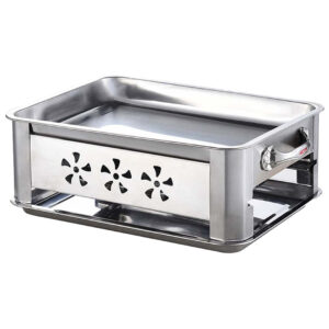 36CM Portable Stainless Steel Outdoor Chafing Dish BBQ Fish Stove Grill Plate, Furniture, Kitchen & Dining Room Furniture, Buffets, Sideboards & Kitchen Islands, , ,  - NZ DEPOT 1