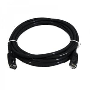 8Ware PL6A 15BLK CAT6A UTP Ethernet Cable Snagless Black 15M NZDEPOT - NZ DEPOT
