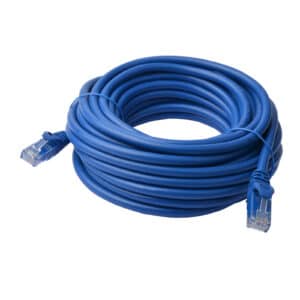 8Ware PL6A 15BLU Cat6a UTP Ethernet Cable Snagless Blue 15M NZDEPOT - NZ DEPOT