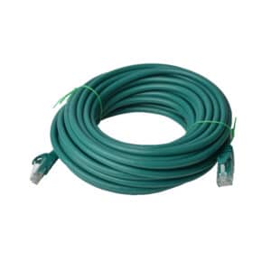 8Ware PL6A 15GRN Cat 6a UTP Ethernet Cable Snagless Green 20M NZDEPOT - NZ DEPOT