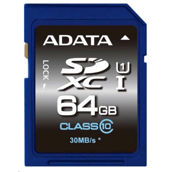 ADATA Premier UHS-I SDXC CARD 64GB - NZ DEPOT