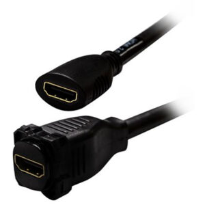 AMDEX FP-HDMIAMD-BK HDMI Adapter Cable High Speed With Ethernet Rated BLACK colour - NZ DEPOT