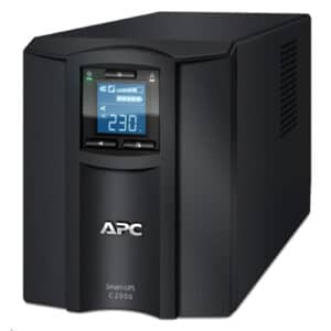 APC SMC2000I Smart UPS C 2000VA LCD 230V Tower 6 X IEC Sockets Ideal UPS for servers point of sale routers switches hubs and other ... NZDEPOT