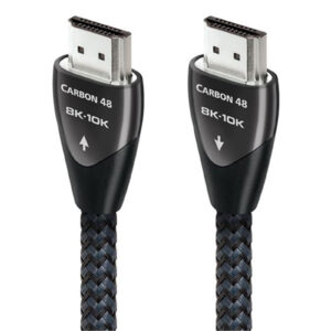 AUDIOQUEST HDM48CAR300BRD Carbon 48G 3M HDMI cable braided. Solid 5% silver Resolution - 48Gbps-upto 8K-60 Supports enhanced audio return (eAR Noise Dissipation - level 2 Metal layer over conductors - NZ DEPOT