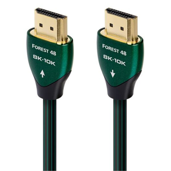 AUDIOQUEST HDM48FOR200 Forest 48G 2M HDMI cable. Solid 0.5% silver Resolution - 48Gbps - up to8K-60Supports enhanced audio return (eAR Noise Dissipation - level 1 Direct controlled conductors. - NZ DEPOT