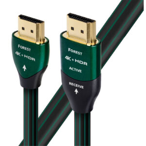 AUDIOQUEST HDMIFOR05I Forest 5M HDMI cable Installer 5-Pack. 0.5% silver Resolution - 18Gbps - upto8K-30 Jacket - black PVC with green stripes. Aug ON SALE - Up to 30% OFF - NZ DEPOT