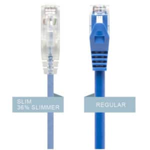 Alogic C6S-02BLU Network Cable CAT6 Slim 28 AWG 2m - Blue - NZ DEPOT