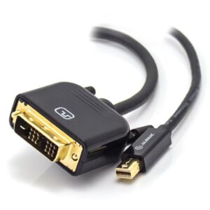 Alogic MDP-DVI-02-MM SmartConnect Cable Mini DisplayPort Male to DVI-D Male 2m - Black - NZ DEPOT