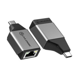 Alogic ULCGEMN-SGR ULTRA MINI USB-C (MALE) TO RJ45 GIGABIT ETHERNET (FEMALE) ADAPTER - NZ DEPOT