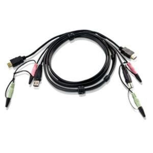 Aten 2L-7D02UH 1.8M USB HDMI KVM Cable with Audio - NZ DEPOT