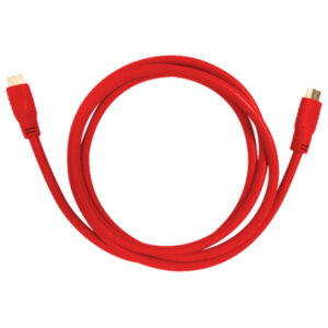 Aurora CA-HDMI-RED-1 HDMI 2.0a Cable 1m Red 18Gbps 4K2K at 60Hz 4:4:4 HDR High Dynamic Range - NZ DEPOT