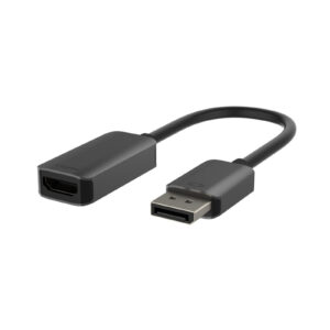 Belkin AVC011BTSGY-BL Active DisplayPort to HDMI Adapter 4K HDR Supports 4K 60Hz HDCP 2.2 Compatible Get Top-Tier Resolutions - NZ DEPOT