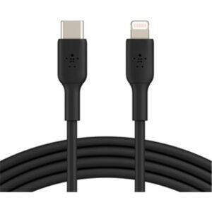 Belkin BoostCharge USB-C to Lightning Cable 1M - Black - NZ DEPOT