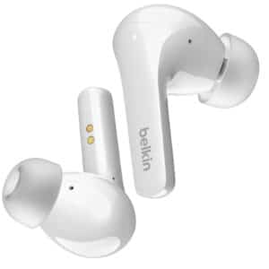 Belkin SoundForm Flow True Wireless Noise Cancelling In-Ear Headphones - White - NZ DEPOT