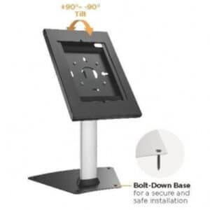 Brateck PAD12-04N Anti-Theft Countertop Tablet Kiosk Stand. For 9.7/10.2 iPad