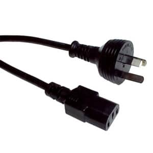 CABLE IEC POWER CORD 10A/250V C-13 2M - NZ DEPOT