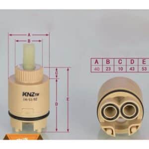 Ceramic Spool Cartridge Faucet Cartridge Mixer Khaki 40mm C 40K Plumbing Accessories NZ DEPOT - NZ DEPOT