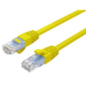 Cruxtec 0.3m Cat6 Ethernet Cable - Yellow Color - NZ DEPOT
