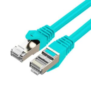 Cruxtec 0.3m Cat7 Ethernet Cable - Green Color -- 10Gb / SFTP Triple Shielding / Oxygen Free Copper Conductor / Gold-plated RJ45 Connectors with Nickel-plated Copper Shell / Fluke Test Passed - NZ DEPOT